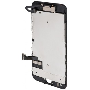 iPhone 7 Plus LCD Digitizer Frame Display completo nero preassemblato (A1661, A1784, A1785, A1786)