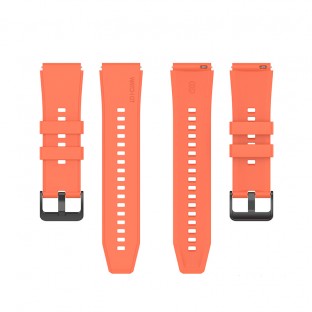 Cinturino in silicone per Huawei Watch GT2 46mm Arancione