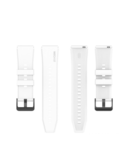 Silikon-Armband für Huawei Watch GT2 46mm Weiss