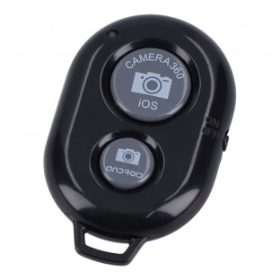 Télécommande de caméra sans fil Bluetooth à double clé pour smartphone iOS/Android