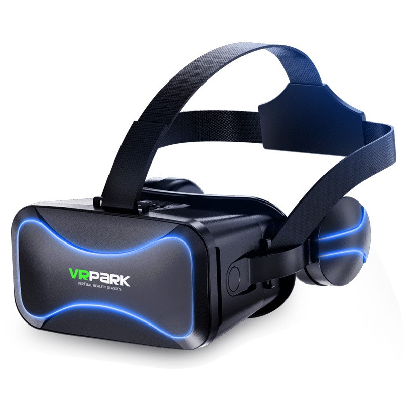 Image of VR 3D Brille mit HIFI Stereo Headset für Smartphones Schwarz