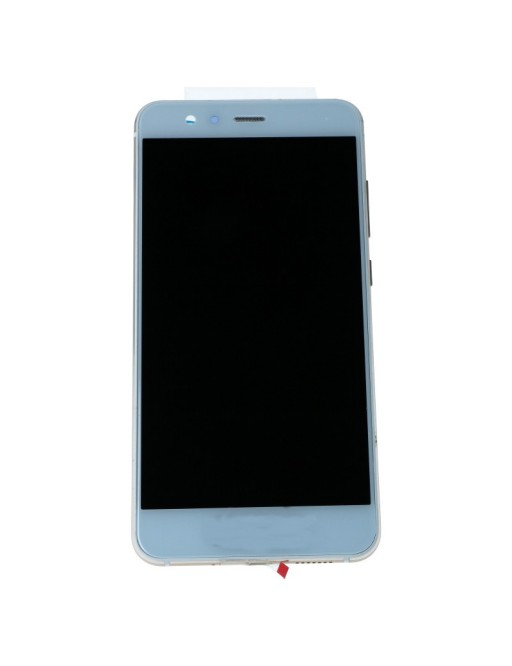 Huawei P10 Lite Display LCD di ricambio con cornice preassemblata bianca