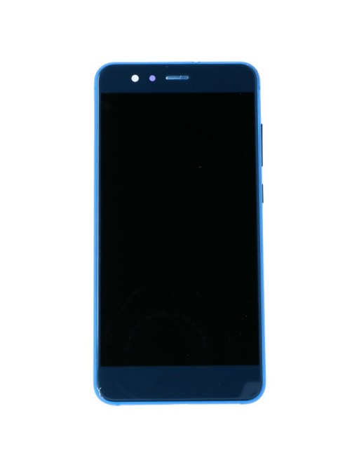 Huawei P10 Lite LCD Ersatzdisplay mit Rahmen vormontiert Blau