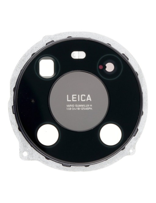 Lentille de la caméra arrière & diaphragme pour Huawei Mate 40 Pro Blanc
