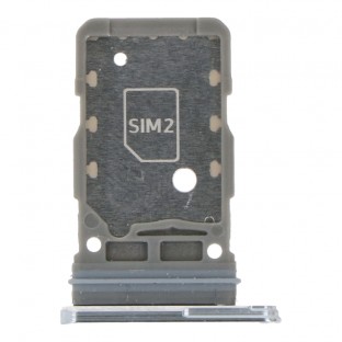 Samsung Galaxy S21 Plus 5G Dual SIM Tray Karten Schlitten Adapter Silber