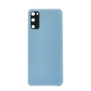 Samsung Galaxy S20/ S20 5G Backcover Couvercle de batterie avec caméra, adhésif et diaphragme bleu