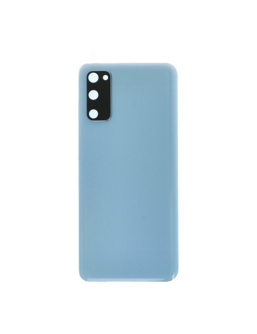 Samsung Galaxy S20/ S20 5G Backcover Battery Cover with Camera, Adhesive and Bezel Blue