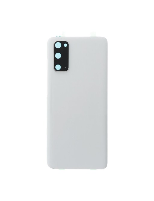 Samsung Galaxy S20/ S20 5G Backcover Battery Cover with Camera, Adhesive and Bezel White