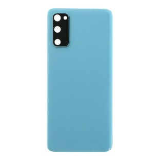 Samsung Galaxy S20/ S20 5G Backcover Battery Cover with Camera, Adhesive and Bezel Blue
