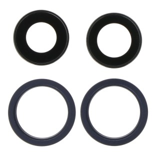 set di 4 lenti per fotocamera posteriore per iPhone 13/13 Mini Nero