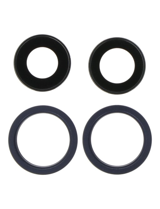 iPhone 13/13 Mini lentille de caméra arrière set de 4 pièces noir