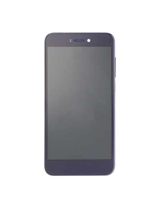 Huawei P8 Lite 2017 Ersatzdisplay mit Rahmen Blau