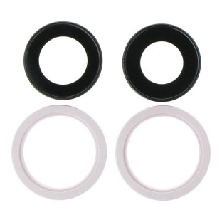 iPhone 13 /13 Mini lentille de la caméra arrière set de 4 pièces rose