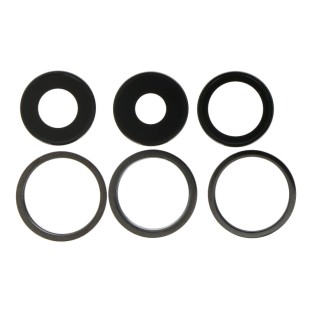 set di 6 lenti per la fotocamera posteriore di iPhone 13 Pro /13 Pro Max, nero