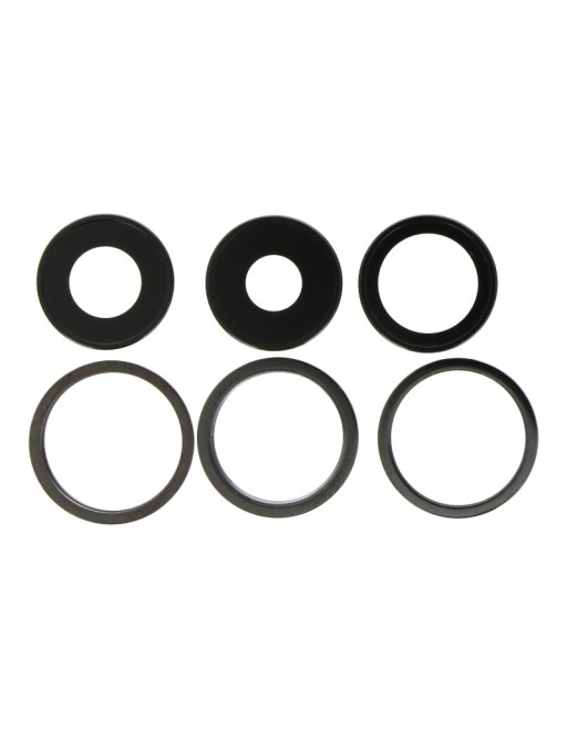 set di 6 lenti per la fotocamera posteriore di iPhone 13 Pro /13 Pro Max, nero