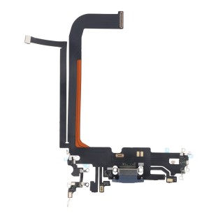 iPhone 13 Pro Max 6.7" Câble de charge Flex bleu