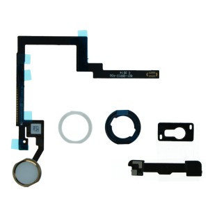 iPad Mini 3 capteur d'empreintes digitales câble flexible or