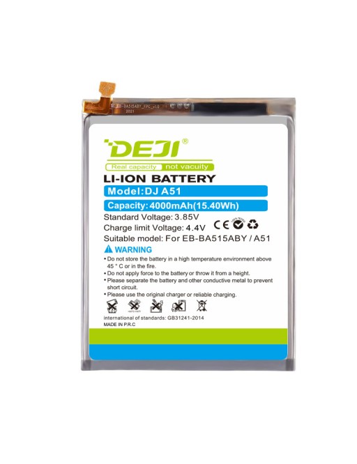Replacement battery for Samsung Galaxy A51 Battery EB-BA515ABY 4000mAh