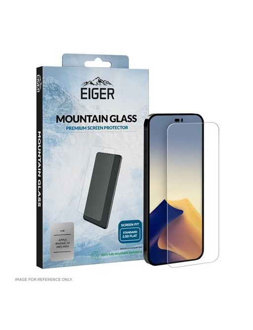 Eiger iPhone 14 Pro Max 2.5D Protezione dello schermo in vetro piatto (EGSP00842)
