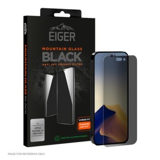Eiger iPhone 14 Pro Max Display-Glas Privacy 2.5D Schwarz (EGMSP00231)