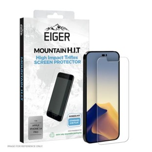 Pellicola protettiva Eiger iPhone 14 Pro Tri-Flex ad alto impatto (EGSP00857)
