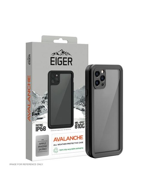 Eiger iPhone 14 Pro Outdoor-Cover Avalanche Schwarz (EGCA00385)