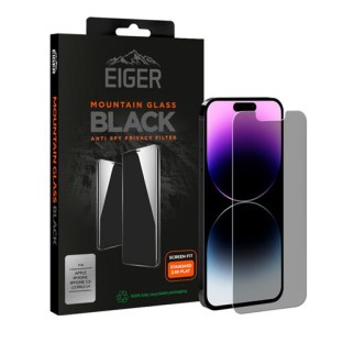 Eiger iPhone 14 / 13 / 13 Pro Max Display-Glas Privacy 2.5D Schwarz (EGMSP00198)