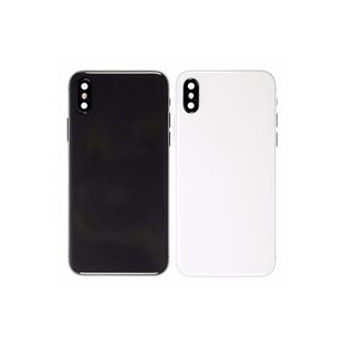 iPhone X Back Cover Case with Small Parts Pre-Assembled Black