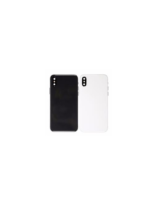 iPhone X Backcover boîtier avec petites pièces pré-assemblées noir