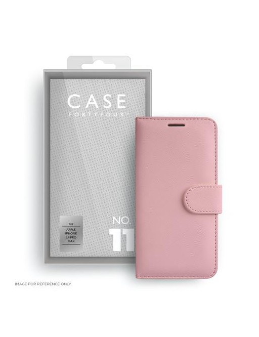 Case 44 cover a libro per iPhone 14 Pro Max rosa (CFFCA0808)