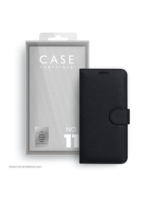 Case 44 cover a libro per iPhone 14 Pro Max nera (CFFCA0805)