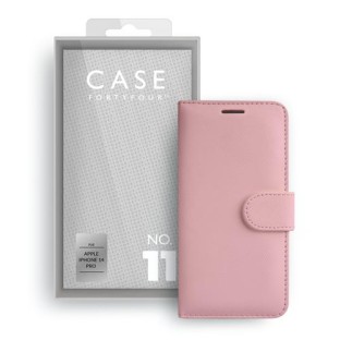 Case 44 cover a libro iPhone 14 Pro Rosa (CFFCA0801)