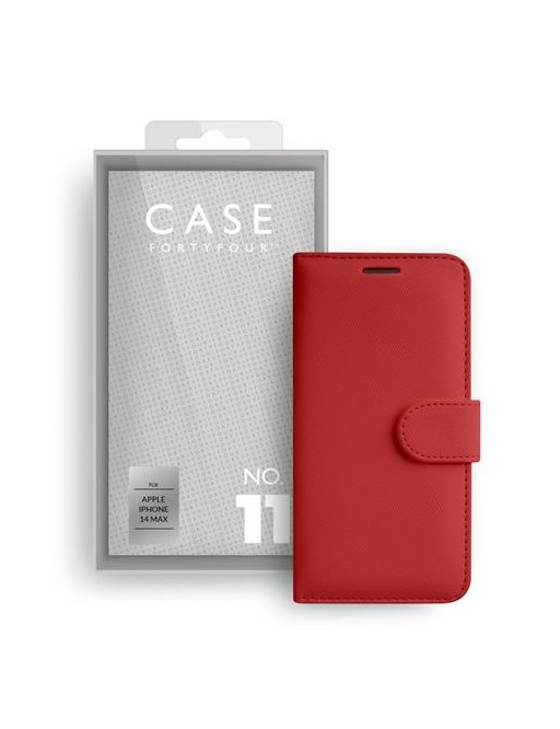 Case 44 cover a libro per iPhone 14 Plus rosso (CFFCA0792)