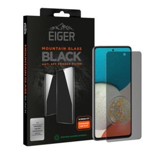 Eiger Samsung Galaxy A52 / A52 5G / A53 5G Display-Glas Privacy 2.5D Schwarz (EGMSP00230)