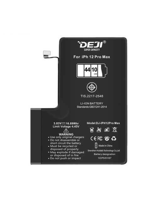 DEJI Replacement Battery for iPhone 12 Pro Max Increased Capacity 4410mAh