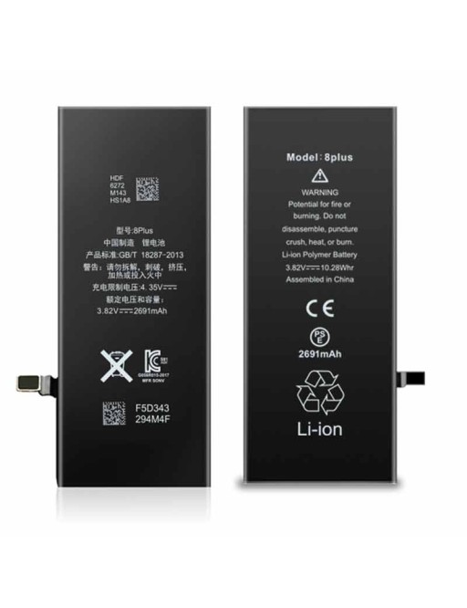DEJI Batteria sostitutiva per iPhone 8 Plus Capacità normale 2691mAh