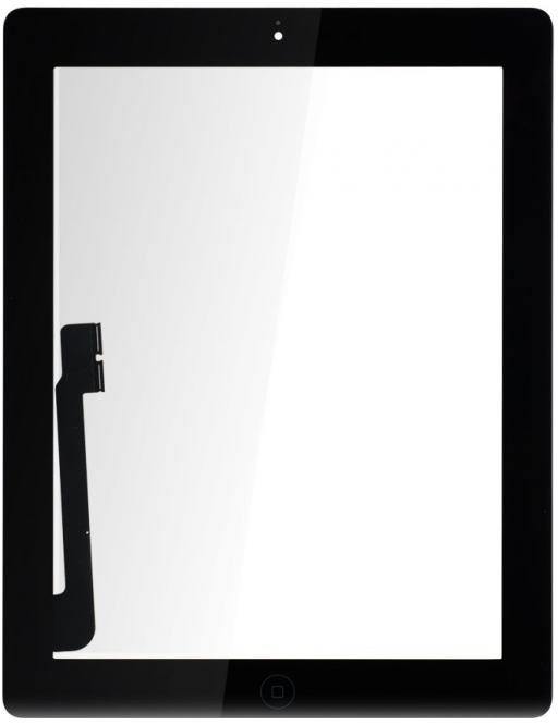 iPad 4 Touchscreen Glass Digitizer Black Pre-Assembled (A1458, A1459, A1460)