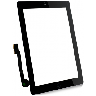 iPad 4 Touchscreen Glas Digitizer Schwarz Vormontiert (A1458, A1459, A1460)