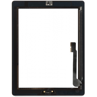 iPad 4 Touchscreen Glas Digitizer Weiss Vormontiert (A1458, A1459, A1460)