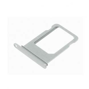iPhone 7 Plus Sim Tray Card Slider Adapter Argento (A1661, A1784, A1785, A1786)