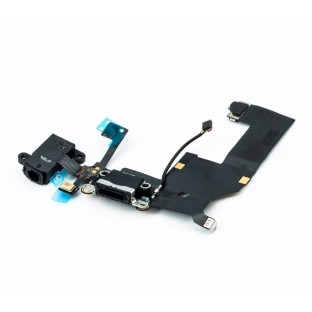 iPhone 5C Prise de charge / Connecteur Lightning Noir (A1456, A1507, A1516, A1526, A1529, A1532)