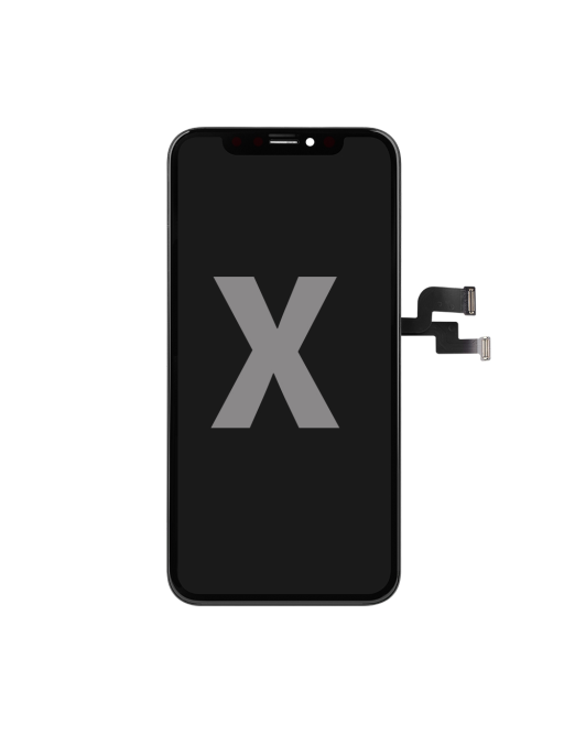 iPhone X cornice digitalizzatore sostituzione display nero AMOLED