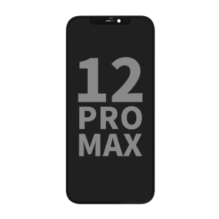 Ersatzdisplay für iPhone 12 Pro Max OLED Standard Schwarz
