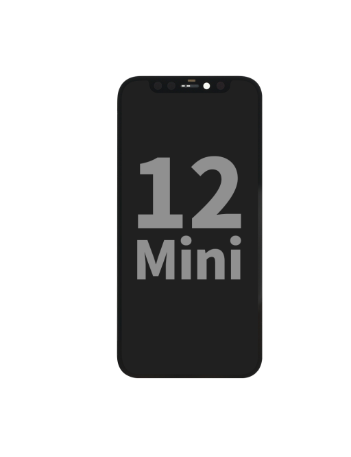 Ersatzdisplay für iPhone 12 Mini OLED Standard Schwarz