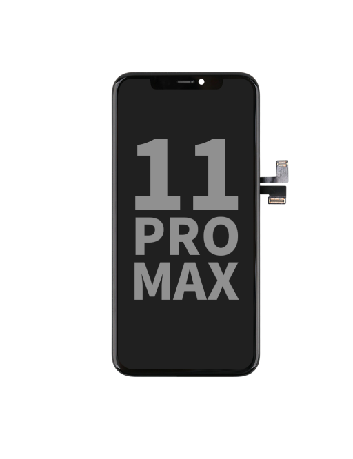 Ersatzdisplay für iPhone 11 Pro Max OLED Standard Schwarz