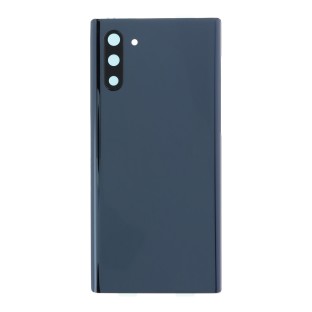 Samsung Galaxy Note 10 Backcover Couvercle de batterie Coque arrière noire avec adhésif et objectif de caméra arrière