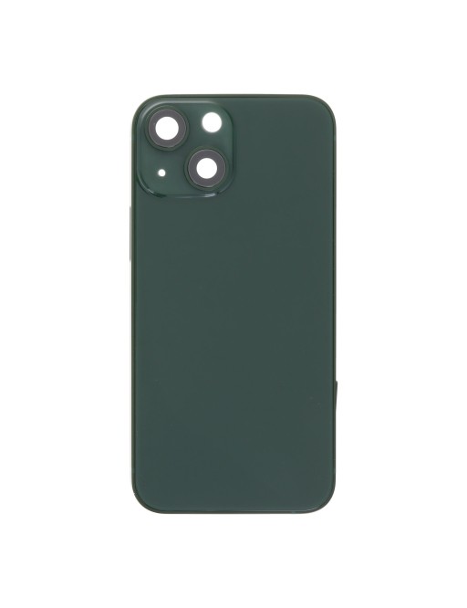 cover posteriore per iPhone 13 Mini con telaio, lente e slitta per SIM verde