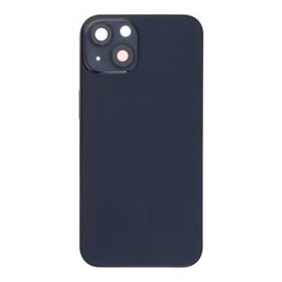 cover posteriore per iPhone 13 con cornice, lente e slitta per SIM, nero