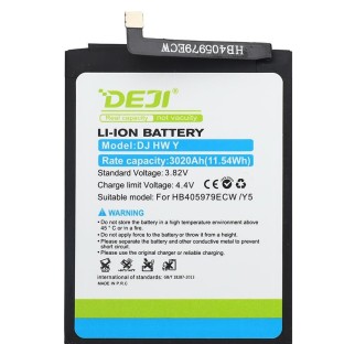 DEJI Batteria sostitutiva per Huawei Y6 (2019) Capacità normale 3020mAh