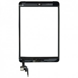 iPad Mini 3 Touchscreen Glass Digitizer + IC Connector White Pre-Assembled (A1599, A1600)